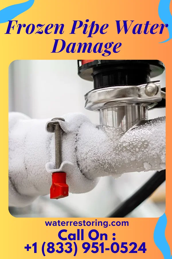 Frozen Pipe Water Damage in Glendale Colony, SD